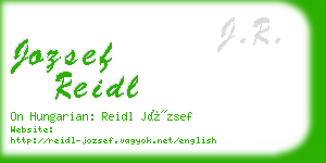 jozsef reidl business card